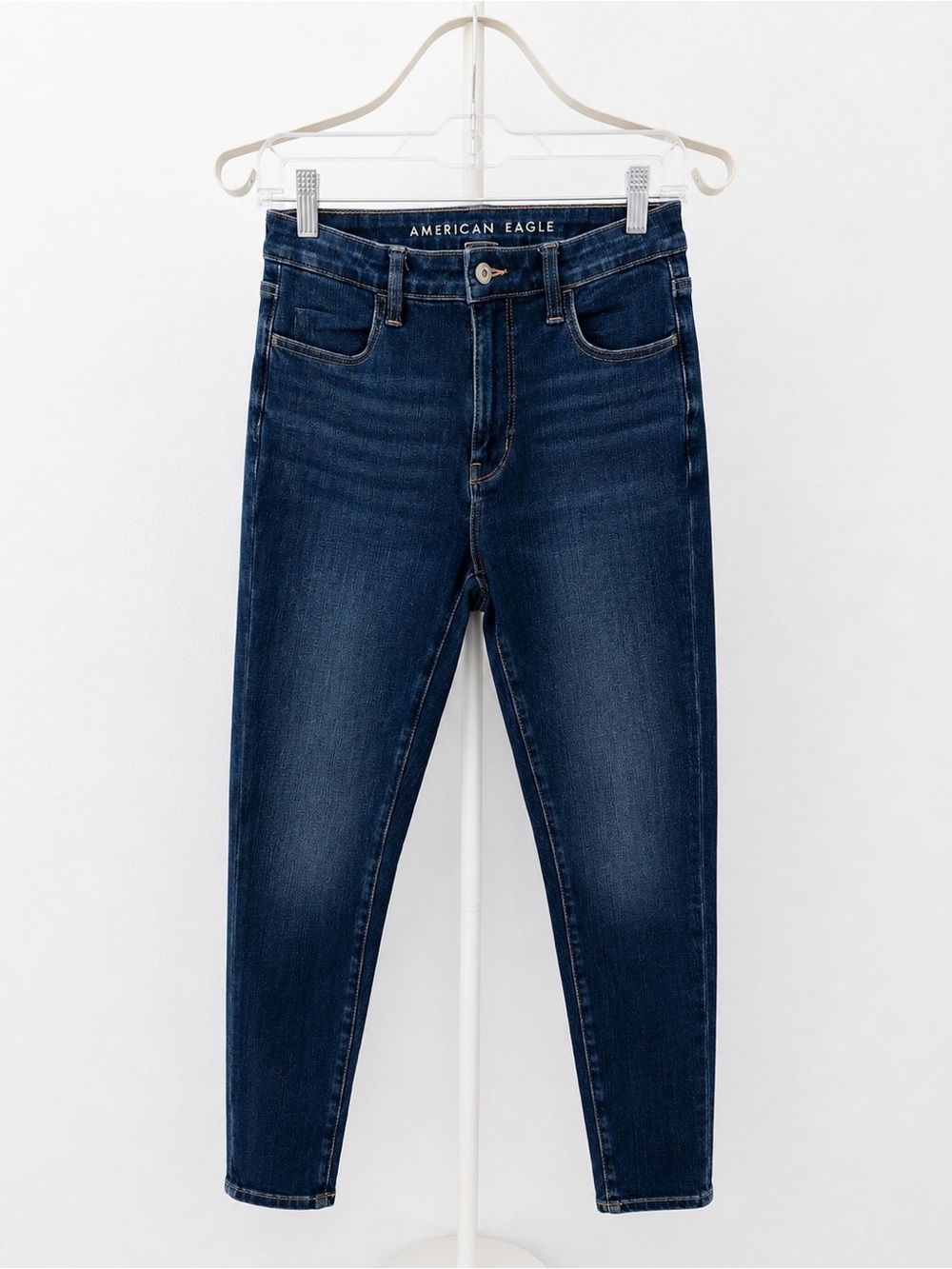 American Eagle Outfitters Women's Dark wash High-Rise Skinny Jeans